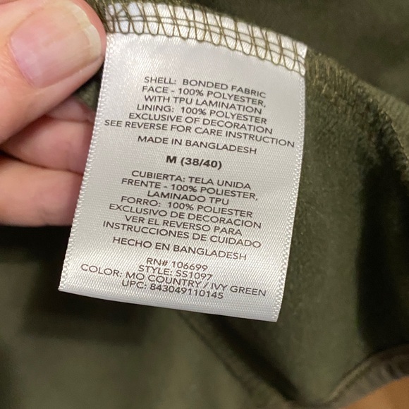 Habit Men's Camo Performance Jacket EUC - Picture 10 of 11